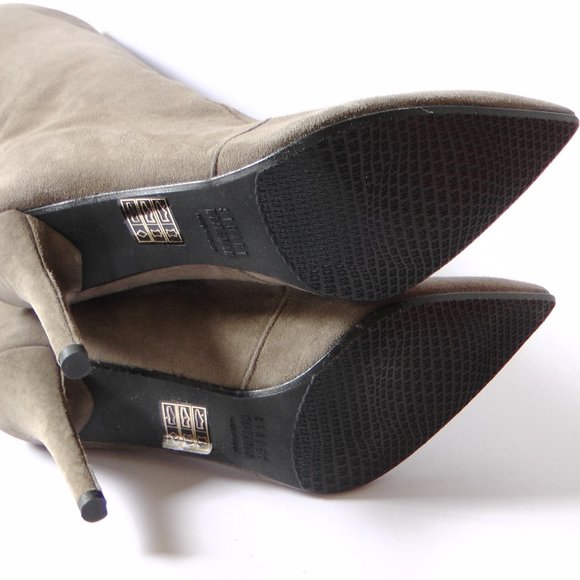 NEW Stuart Weitzman Sohot Suede Heeled Boots - Picture 15 of 15